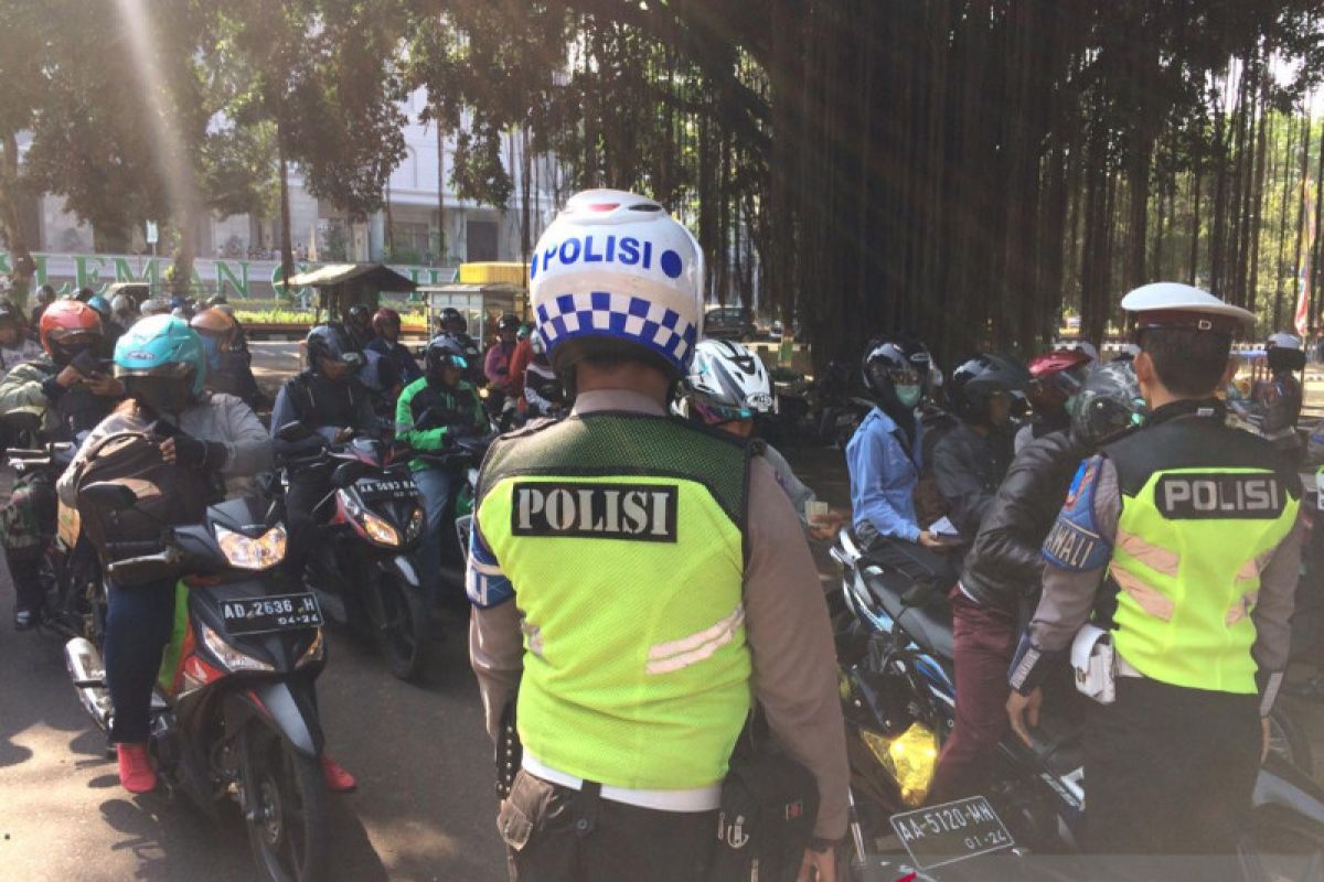 Polisi mengeluarkan 11 ribu tilang dalam operasi Patuh Progo di Sleman