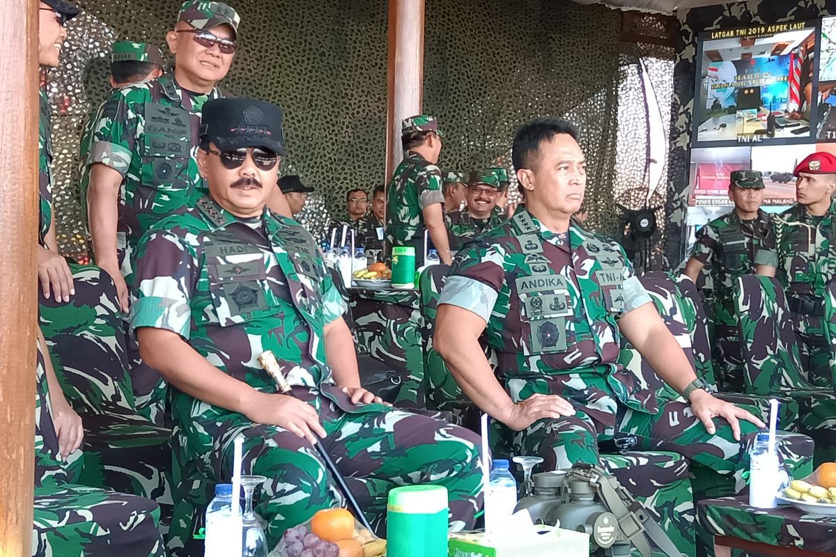 Persiapan Fire Power Demo 2019 di Situbondo ditinjau Panglima TNI