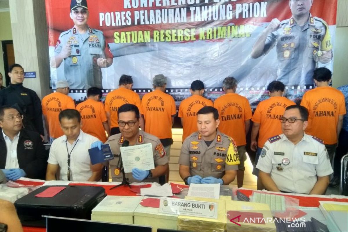 Jaringan pemalsu KIR sudah beroperasi setahun di Jakarta Utara