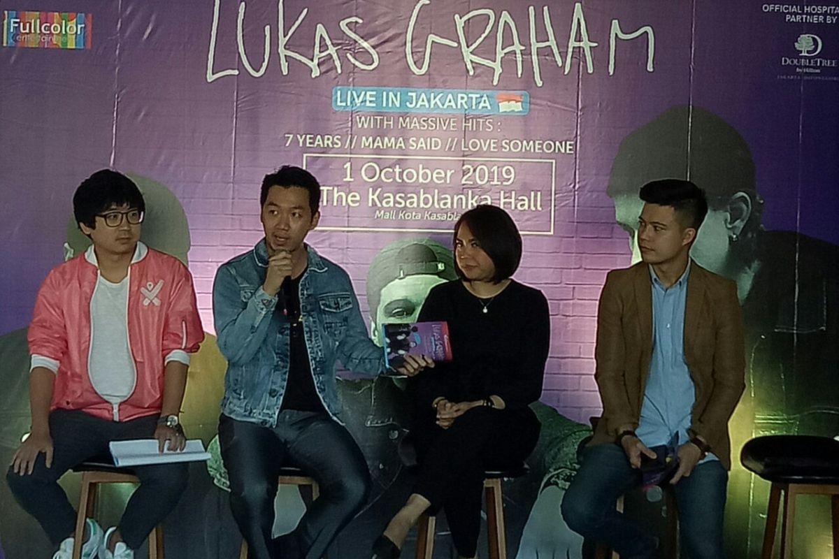 Band Lukas Graham manggung di Indonesia