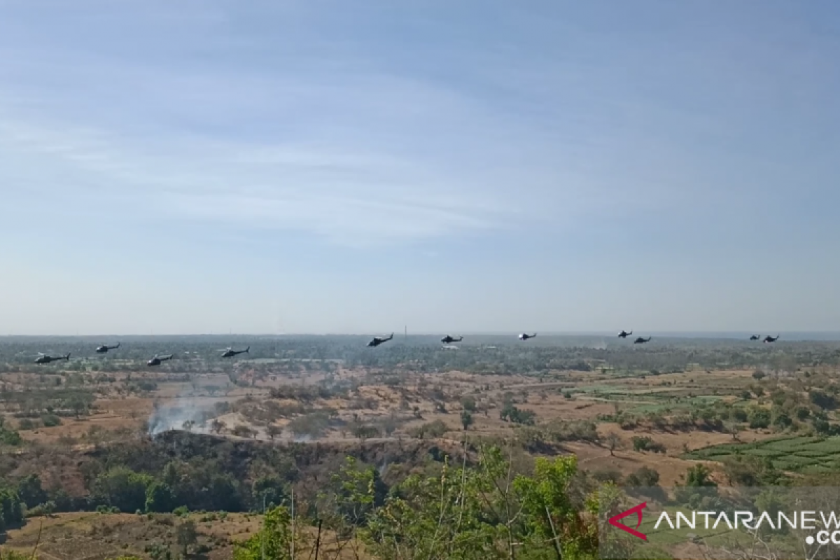 Drone CH4 ditampilkan dalam latgab TNI "Dharma Yudha 2019"