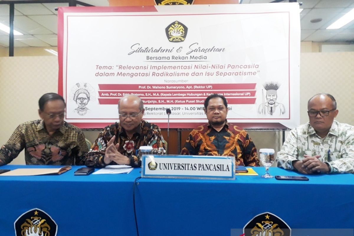 Rektor UP: Pancasila relevan menangkal radikalisme dan isu separatisme