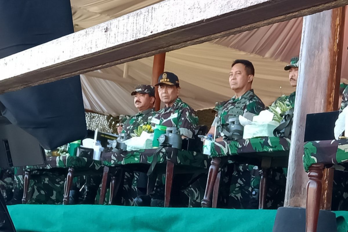 Jokowi digantikan Wiranto hadiri puncak latihan gabungan TNI 2019