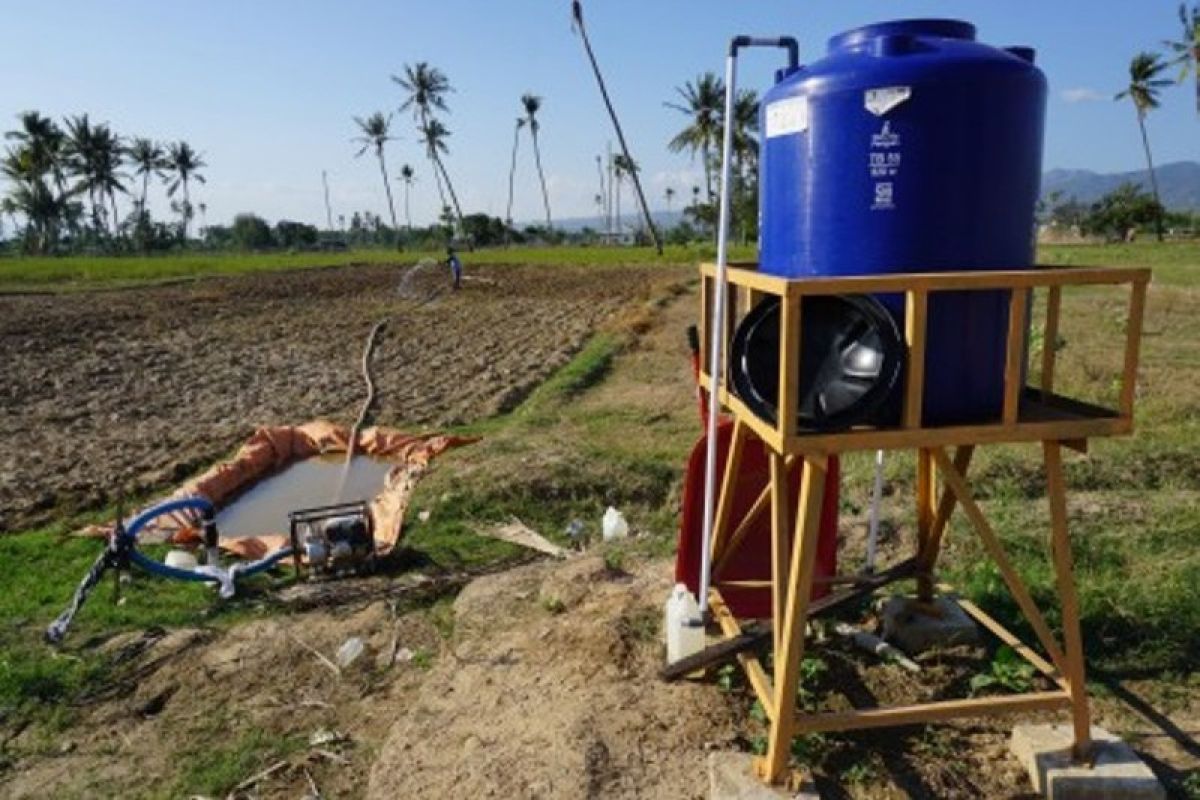 Air sumur untuk Irigasi pertanian