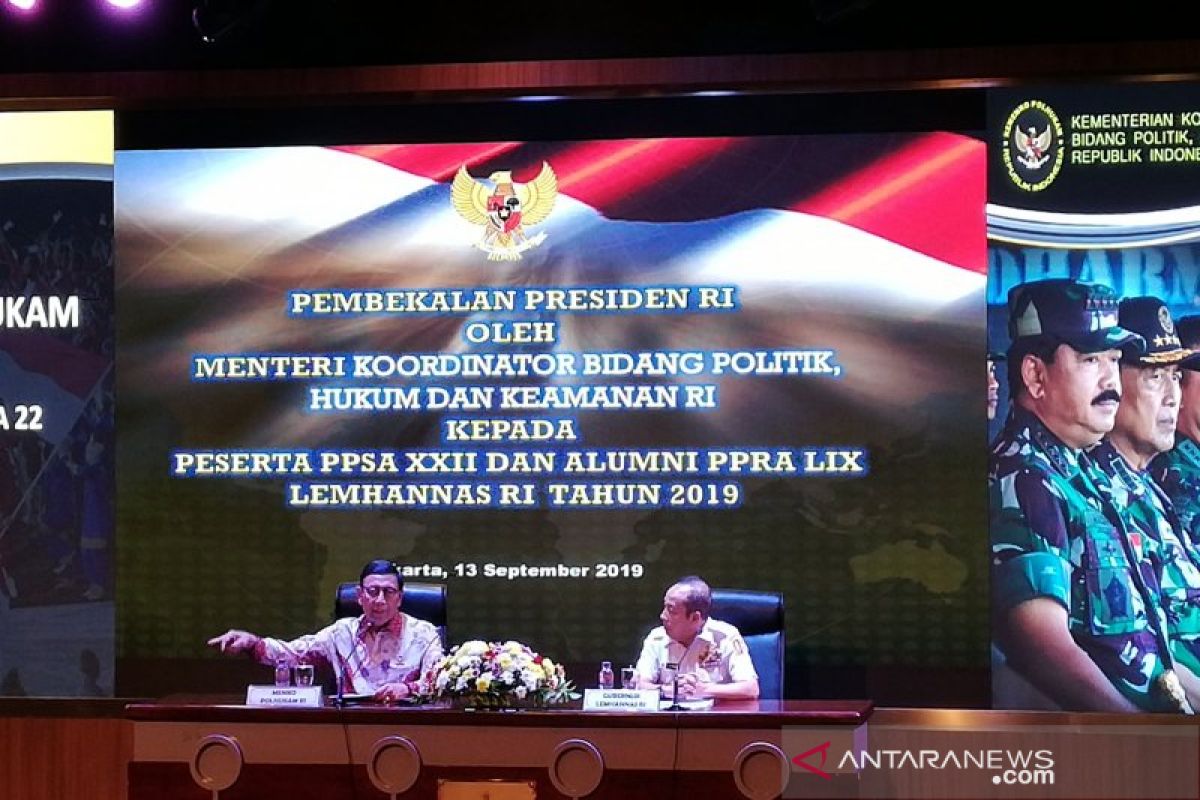 Wiranto akui tak mudah kendalikan ormas