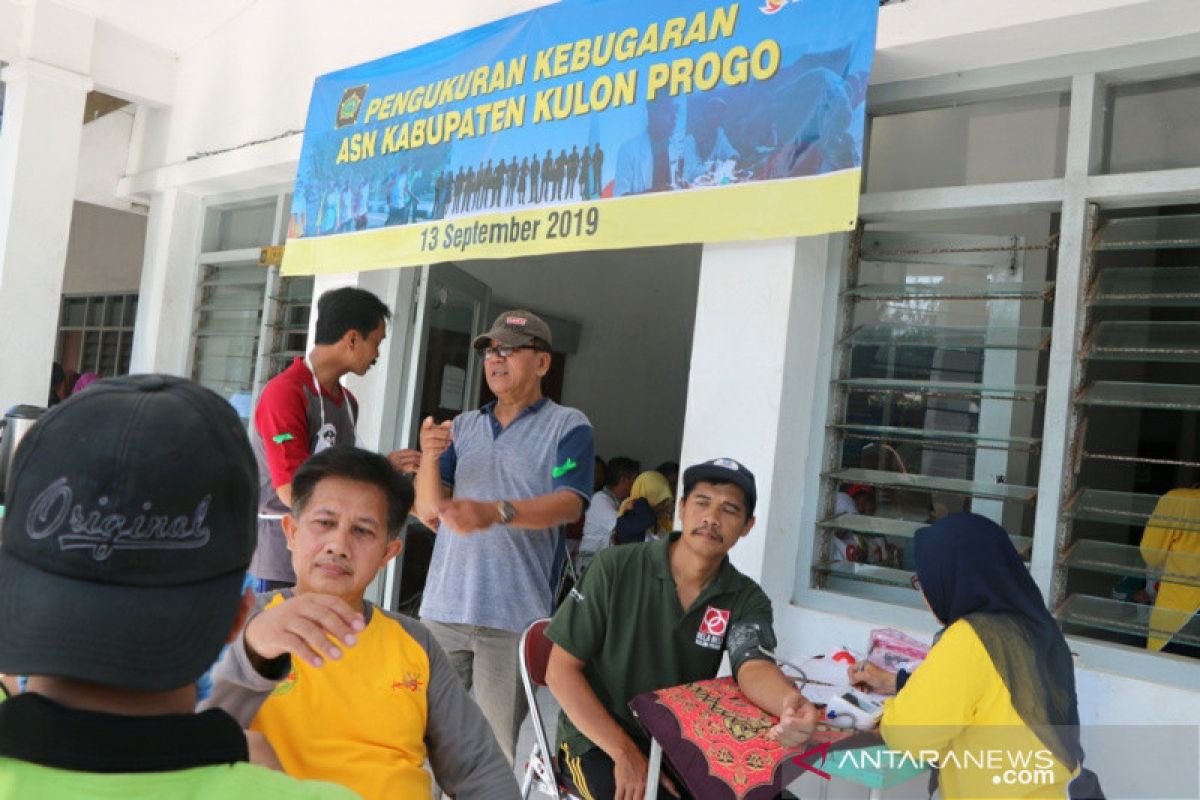 Dinkes Kulon Progo menyelenggarakan pengukuran kesehatan ASN