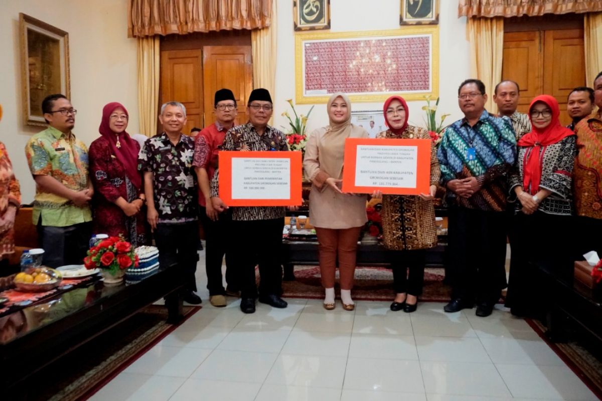 Pemkab Grobogan bantu korban gempa dan tsunami Pandeglang Rp631 juta