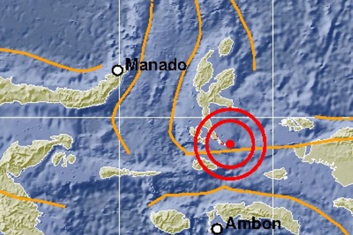 Malam ini, gempa magnitudo 6,2 guncang Halmahera