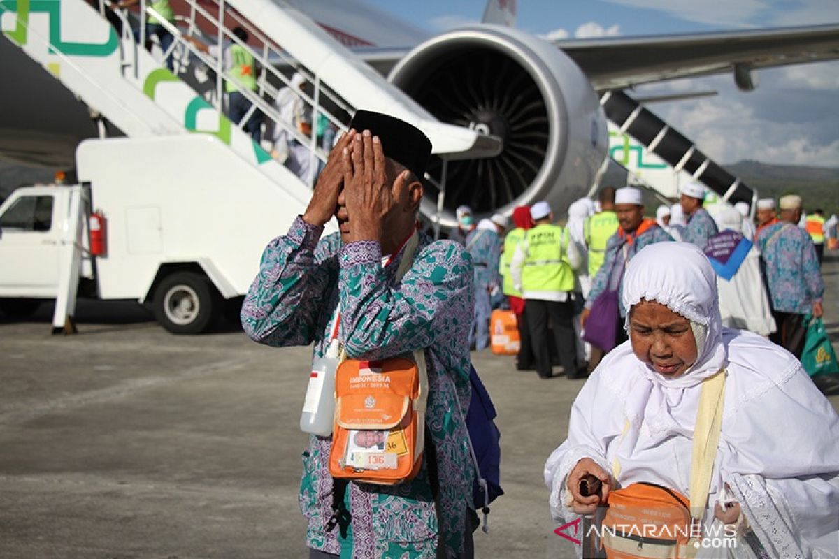 388 haji debarkasi Aceh tersisa satu kloter di  Arab Saudi