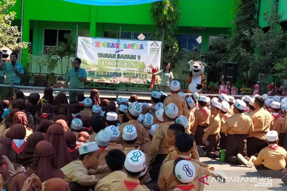 Taman Safari Prigen ajak pelajar Surabaya cintai satwa lewat AGTS (Video)
