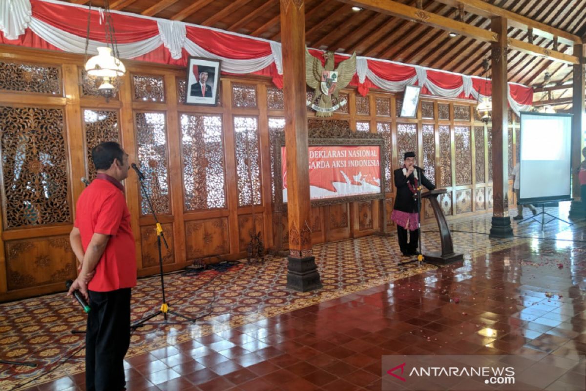 Antasari deklarasikan Garda Aksi Indonesia kawal pemerintahan Jokowi