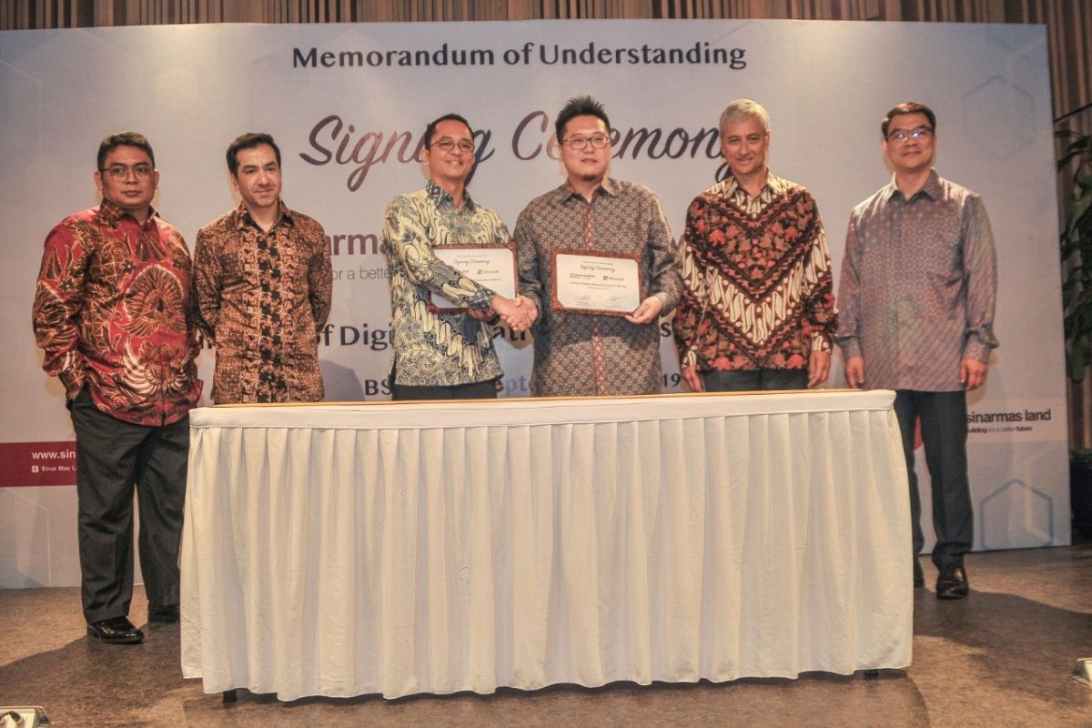 Sinar Mas Land gandeng Microsoft wujudkan integrates smart city