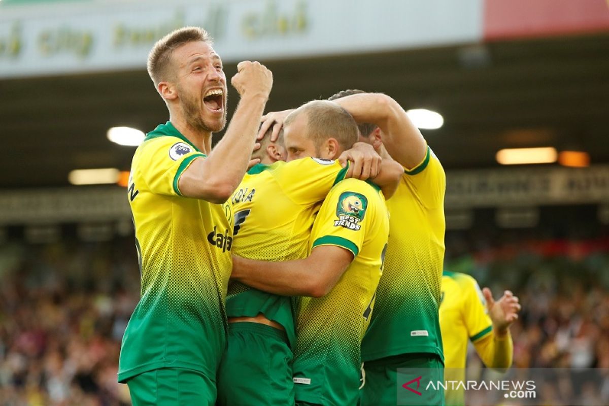 Man City terjungkal di markas Norwich, telan kekalahan 2-3