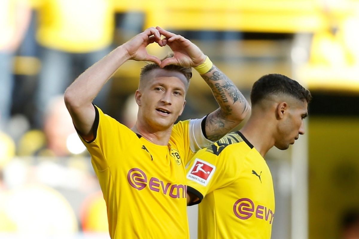 Dortmund cukur Leverkusen 4-0, Reus sumbang dua gol