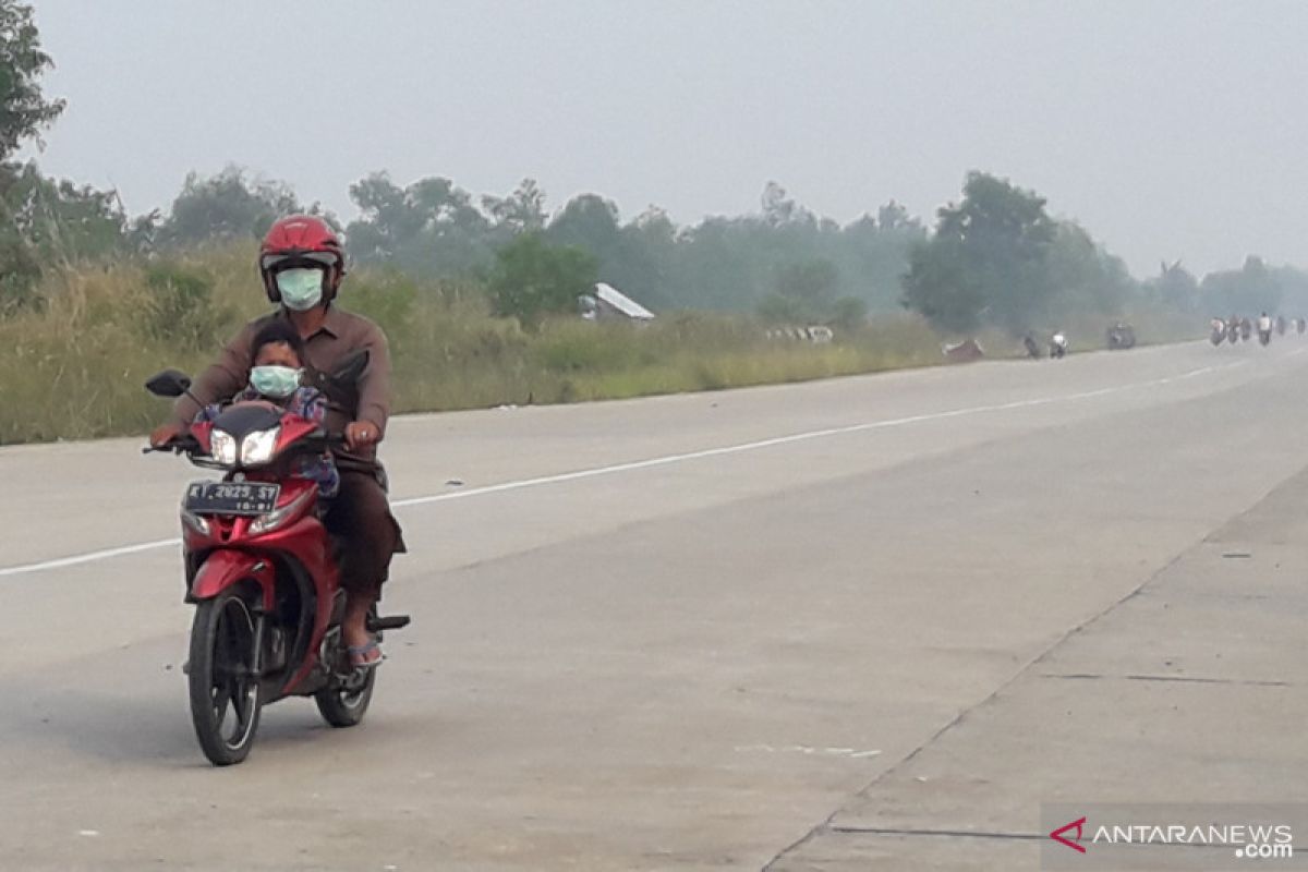 Kabut asap Kaltara kiriman dari karhutla 4 provinsi di Kalimantan