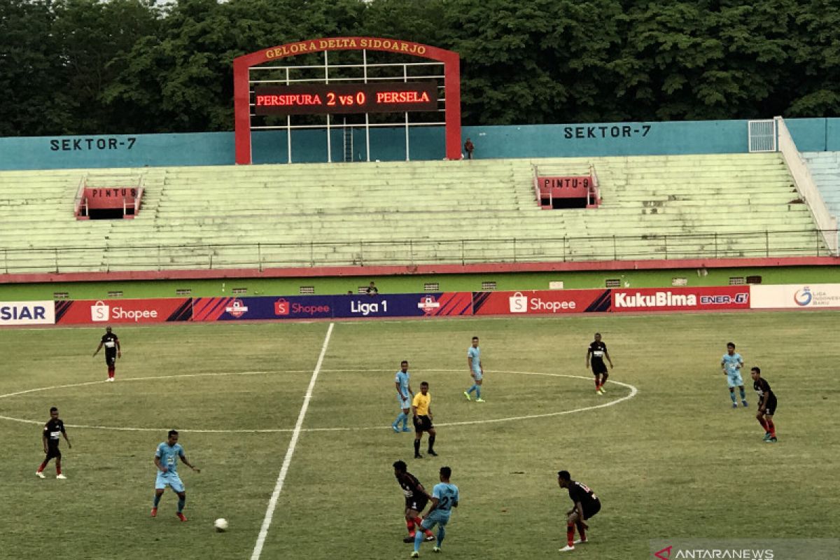 Persipura Jayapura atasi Persela Lamongan 2-0 laga lanjutan Liga 1