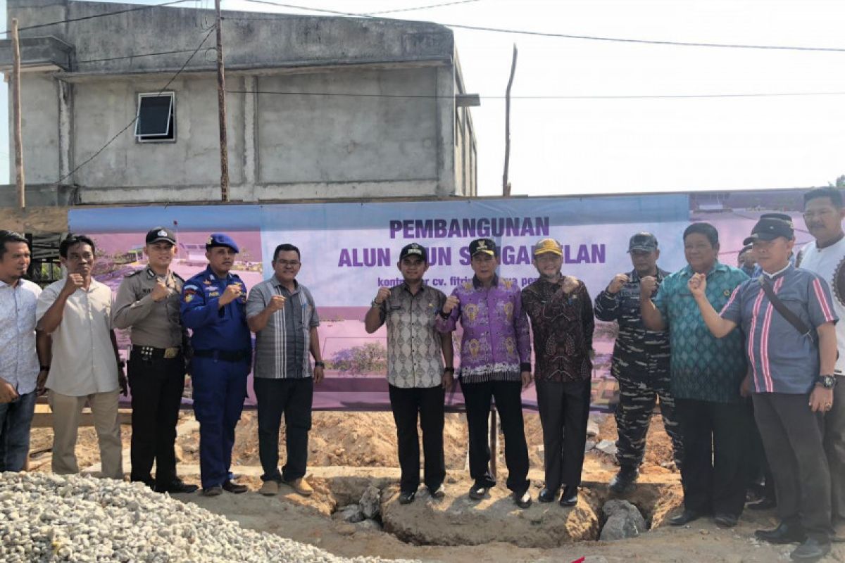 Pemkab Bangka Tengah bangun alun-alun di Kecamatan Sungaiselan