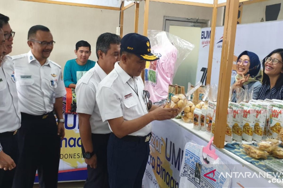 KAI gelar pameran dan bazar UMKM di Stasiun Tanjung Karang