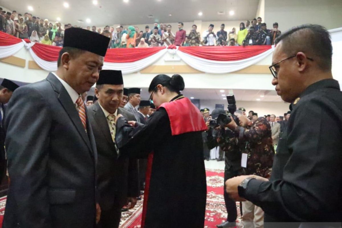 45 anggota DPRD Inhil 2019-2024 resmi dilantik, ada 16 pendatang baru