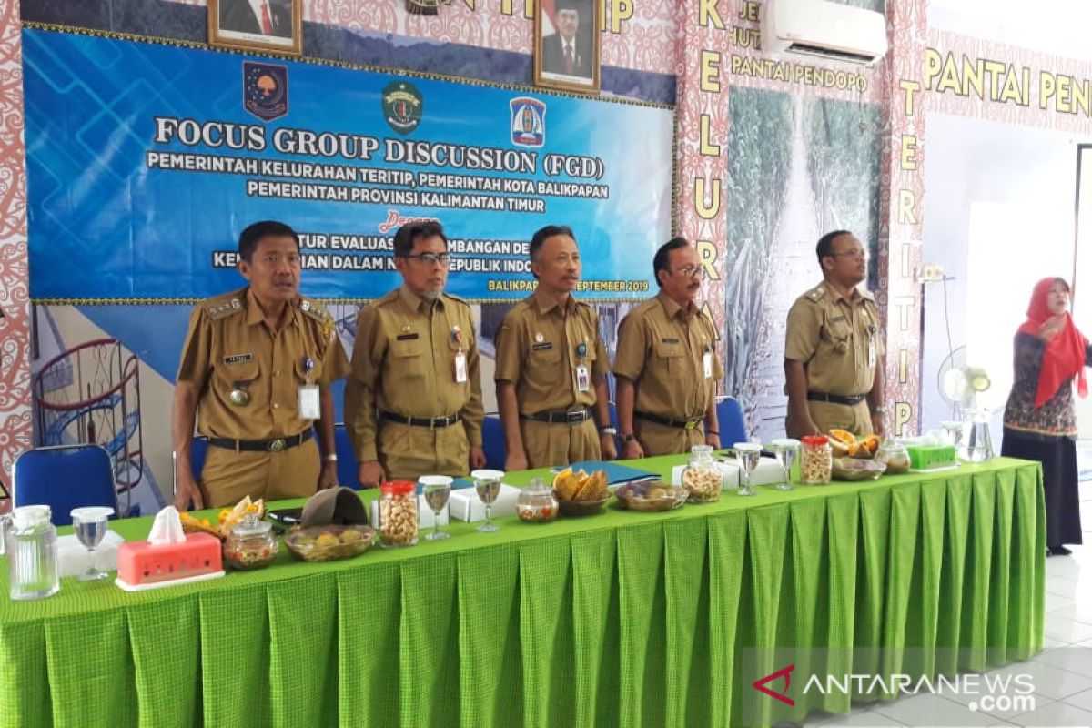 Tim Kemendagri kunjungi Kelurahan Teritip Balikpapan