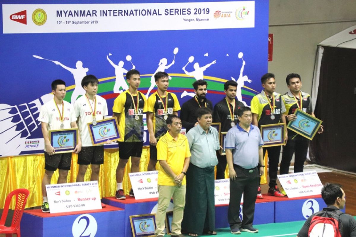 Di Myanmar International Series 2019, Indonesia raih dua gelar juara
