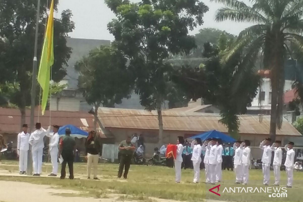 Pertama kali paskibra dilombakan di Labura