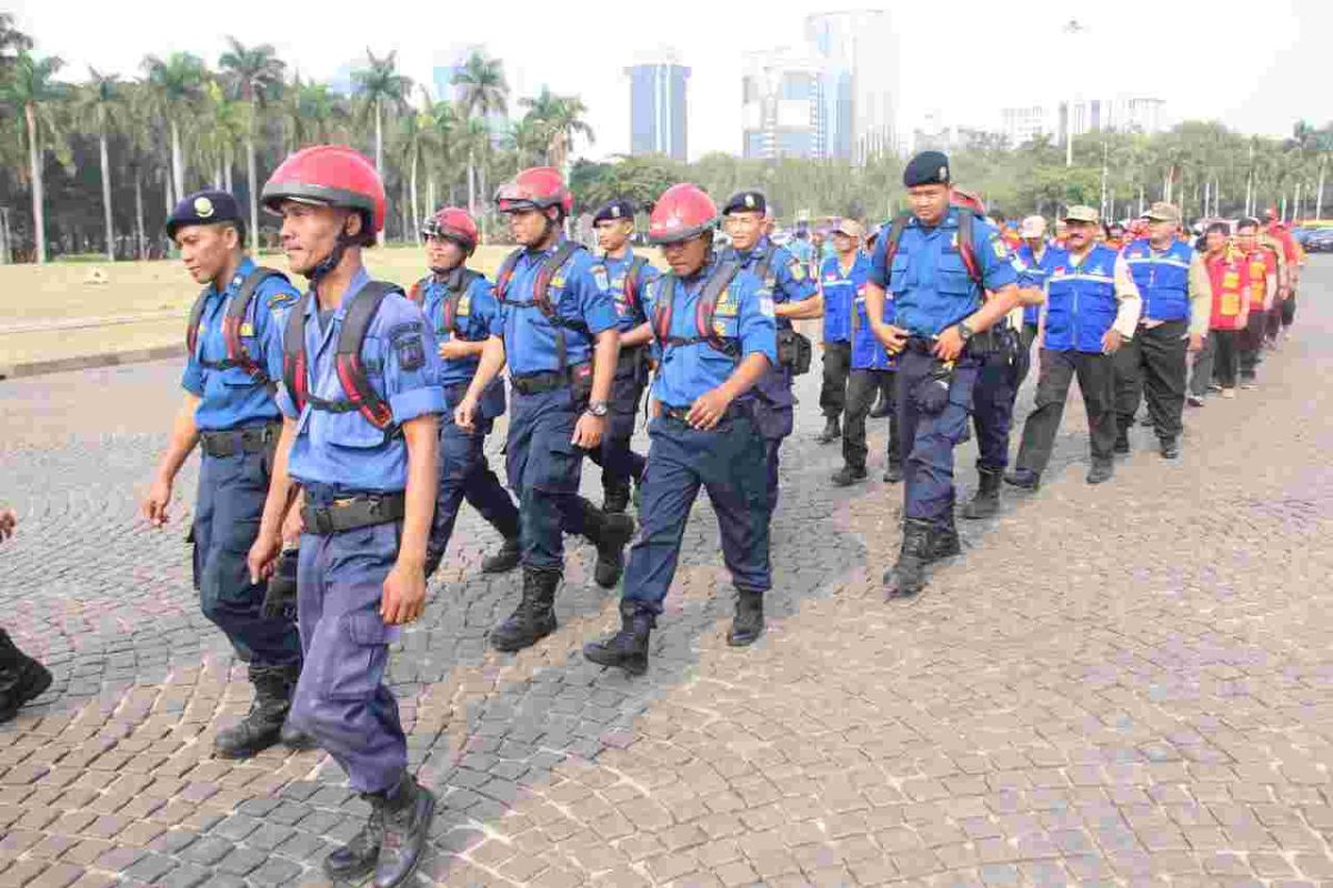 Karhutla Riau - Gubernur Anies kirim 65 Satgas Karhutla ke Riau