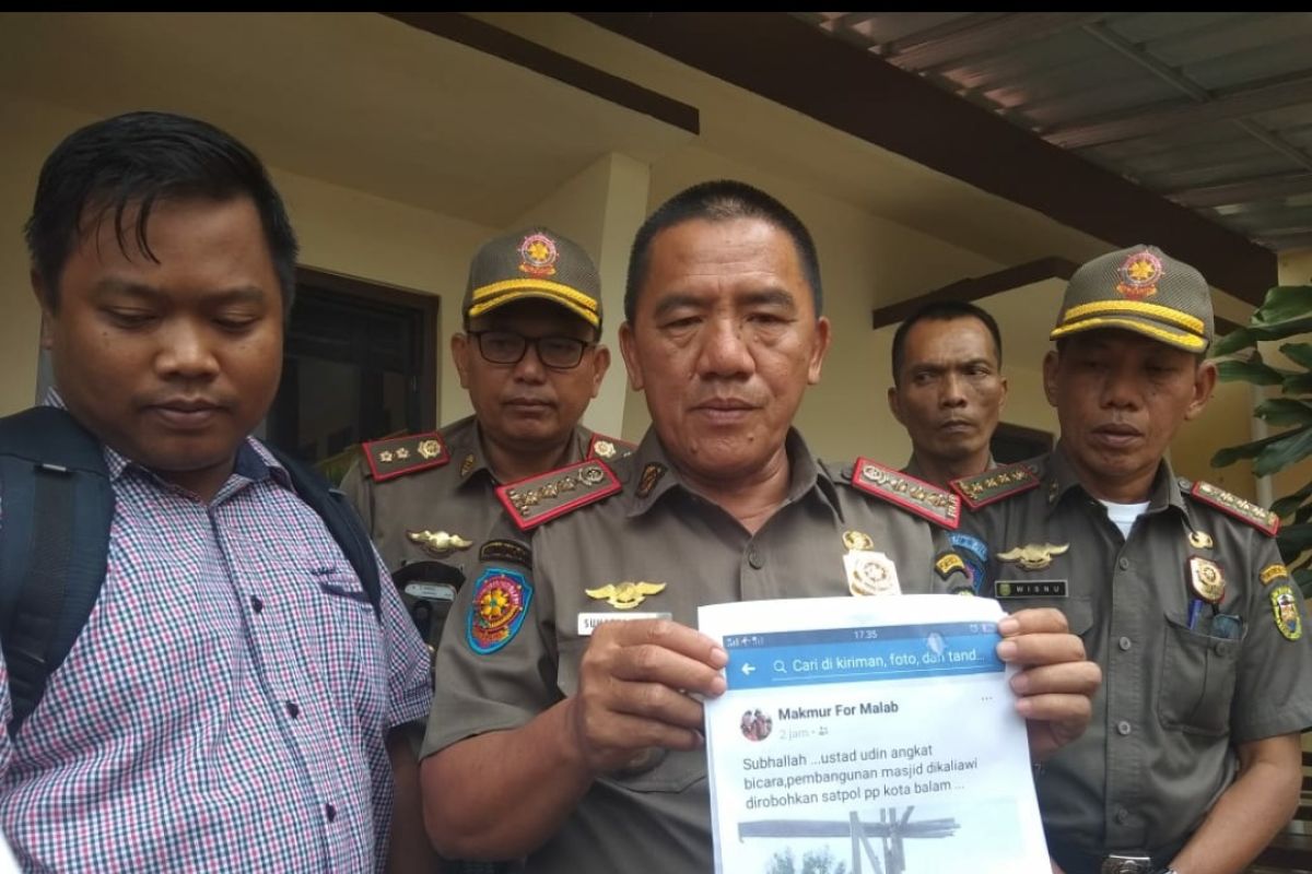 Kasat Pol PP Bandarlampung Laporkan penyebar berita hoax