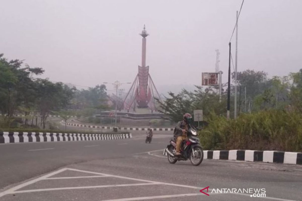 Kualitas udara di Kuala Kurun masuk kategori sangat berbahaya