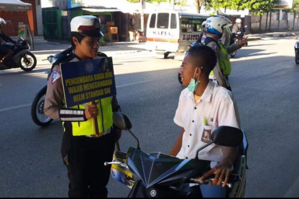 Sebanyak 1.048 pelanggar lalin ditindak polisi dalam operasi Patuh 2019