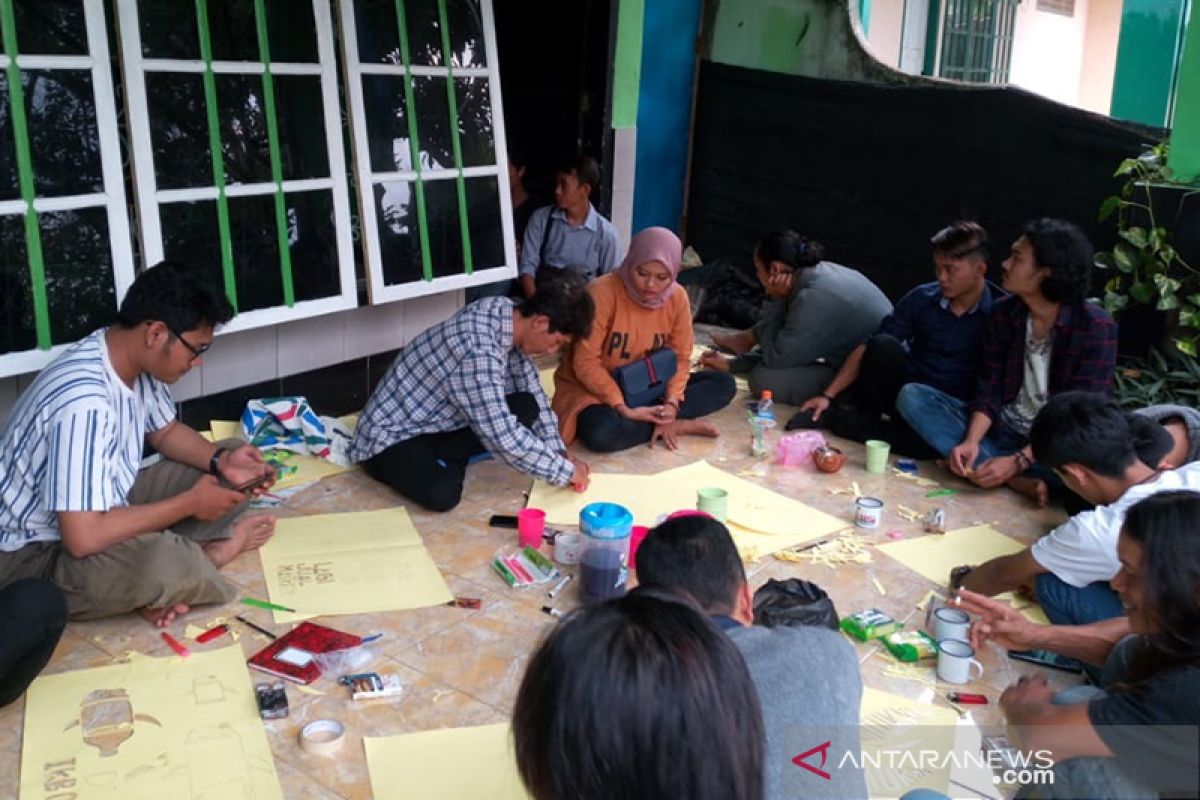 Kanopi Bengkulu gelar workshop stencil jelang jeda iklim