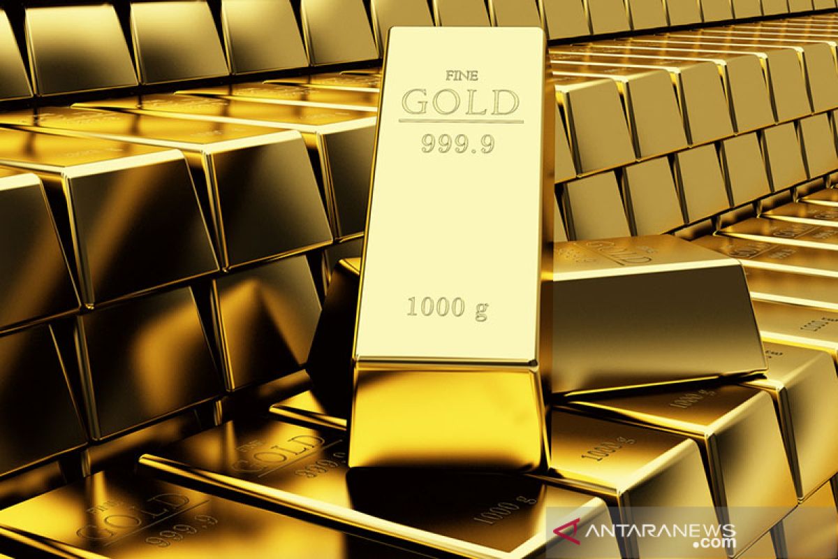 Emas jatuh tertekan kenaikan dolar dan ekuitas AS
