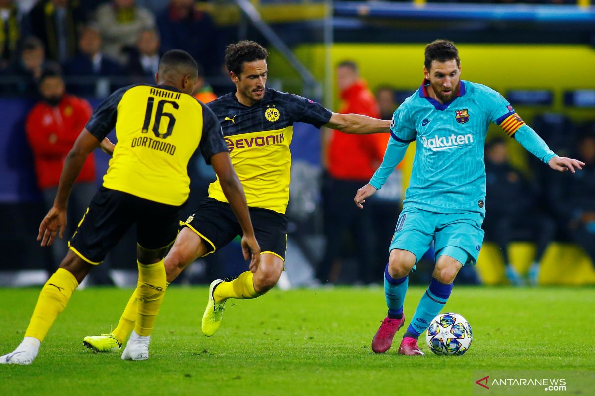 Pelatih Barcelona senang penampilan Lionel Messi saat lawan Dortmund