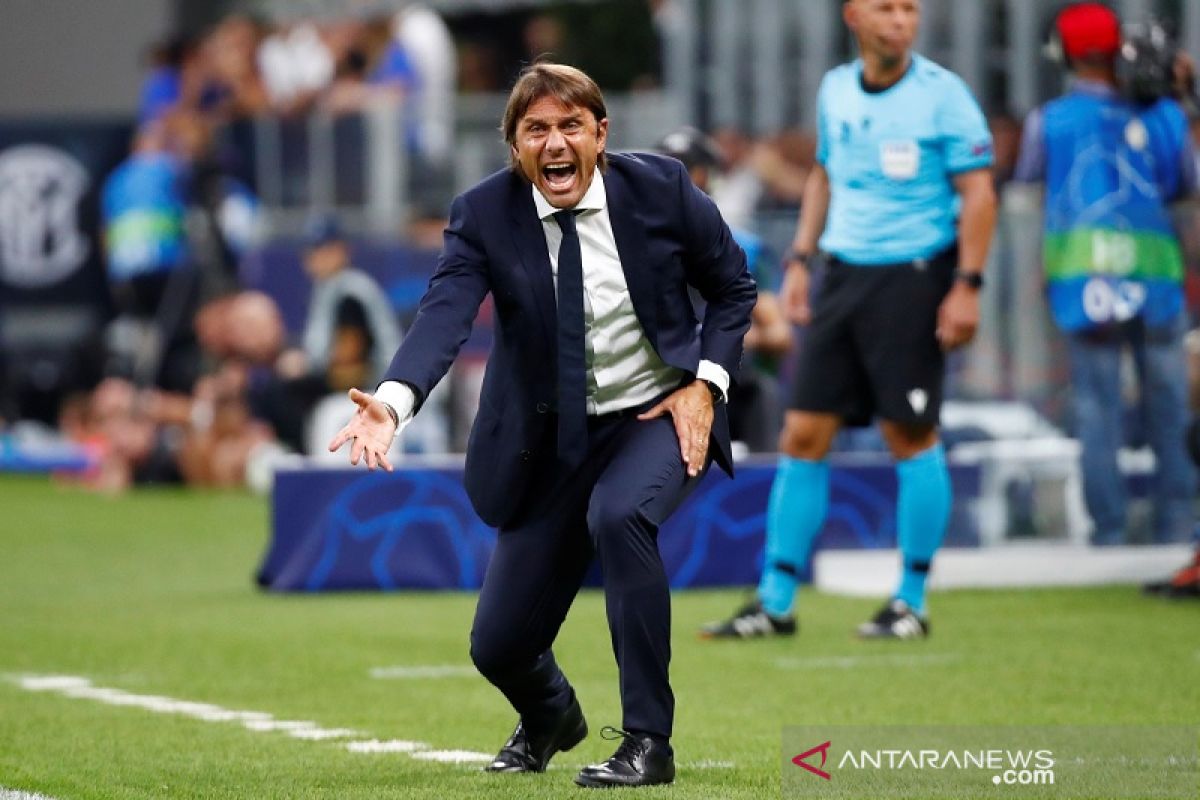 Liga Champions - Conte pasang badan setelah Inter ditahan imbang lawan Slavia