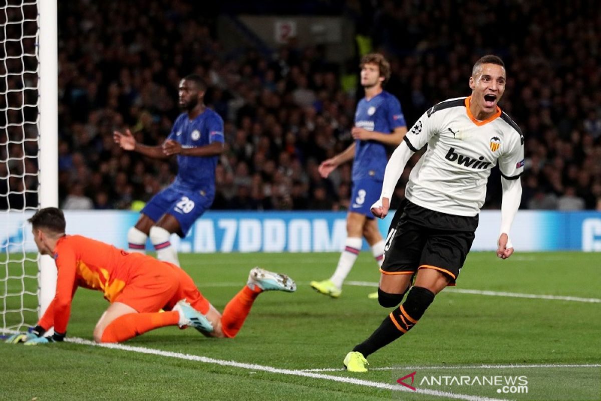 Valencia permalukan Chelsea dengan gol semata wayang di Stamford Bridge