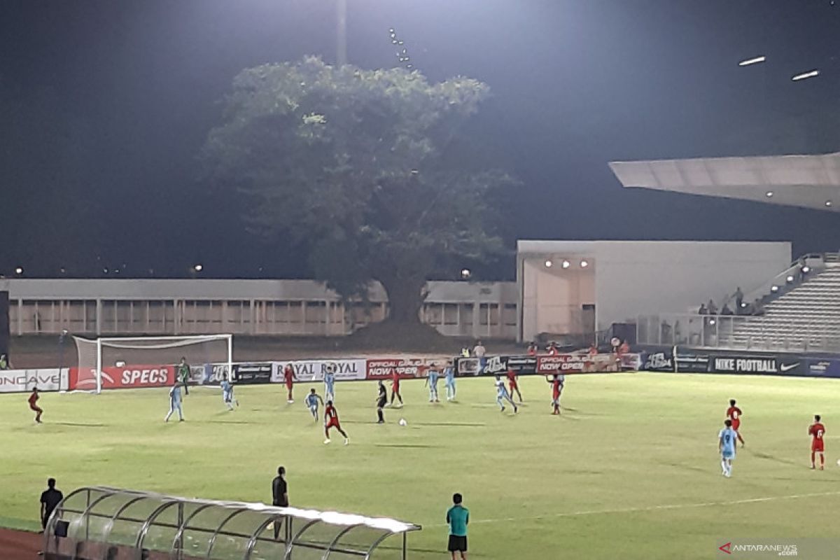 Babak pertama, Indonesia unggul 6-1 atas Mariana