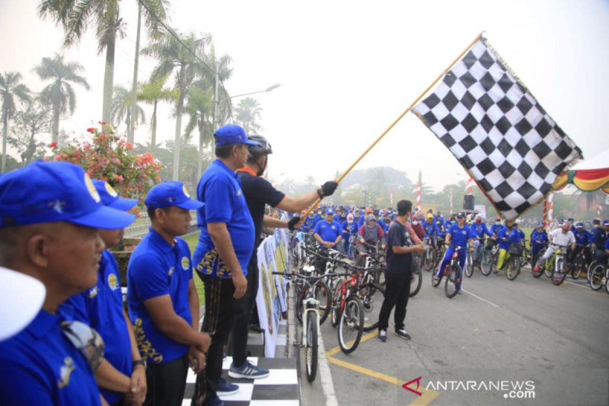 Tour de Siak diawali dengan Fun Bike bersama masyarakat