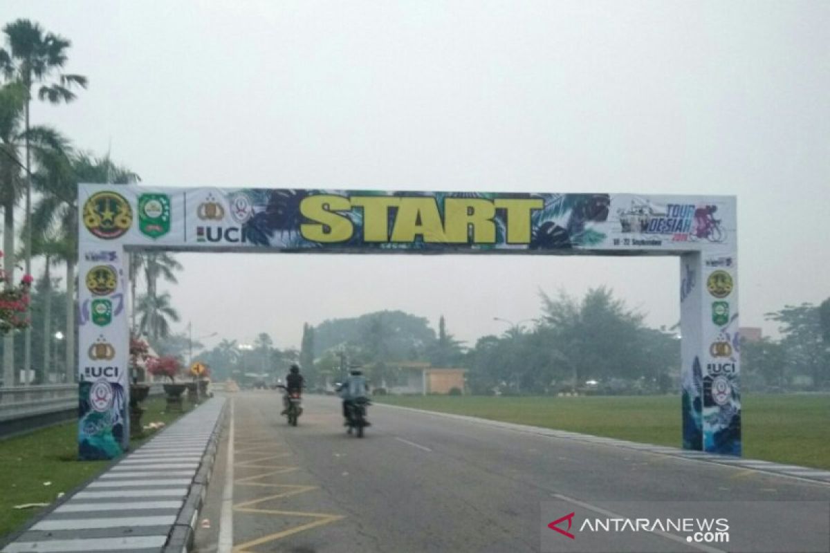 Tiga tim batal ikut Tour de Siak karena bencana kabut asap