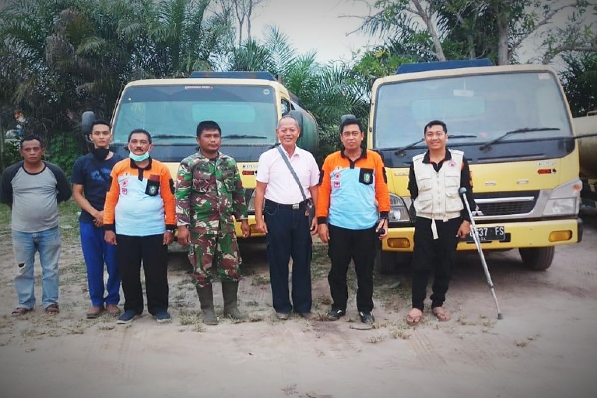 PT Sukajadi Sawit Mekar kerahkan dua mobil tangki bantu tanggulangi karhutla Kotim