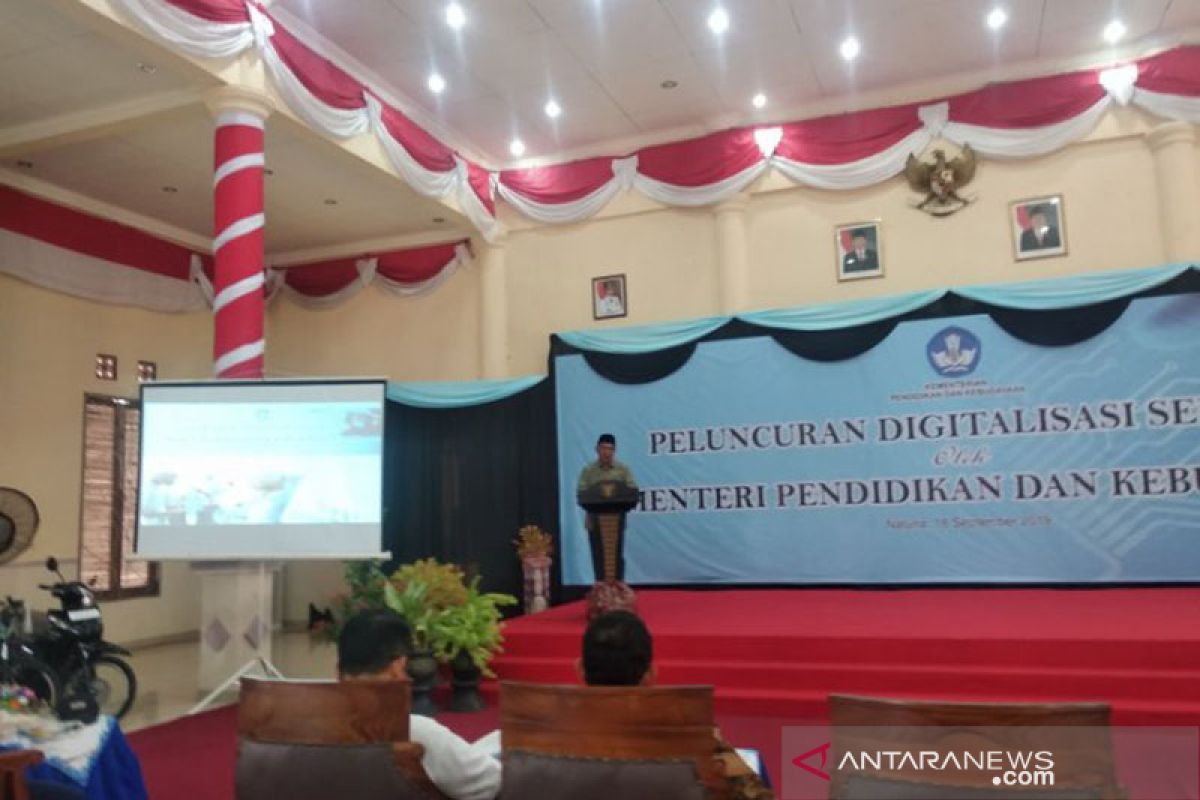 Mendikbud luncurkan digitalisasi sekolah di Natuna