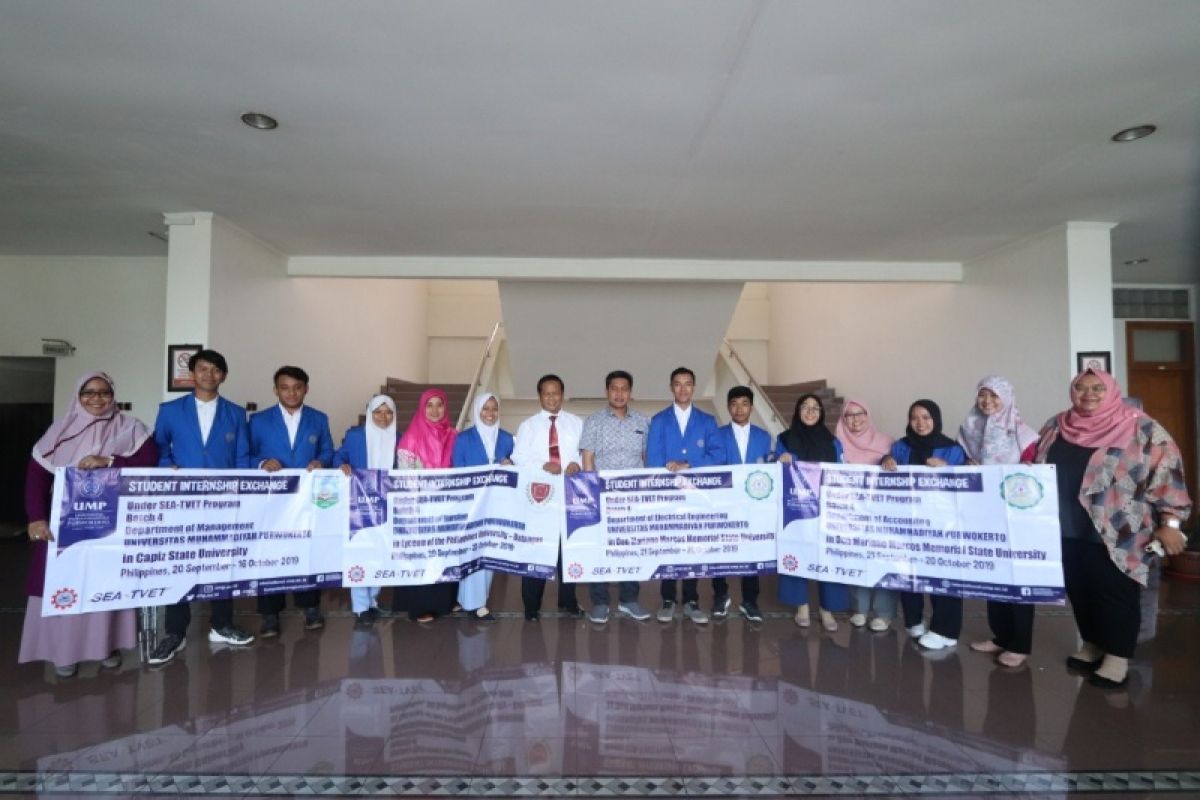 Delapan mahasiswa UMP ikuti program magang internasional di Filipina