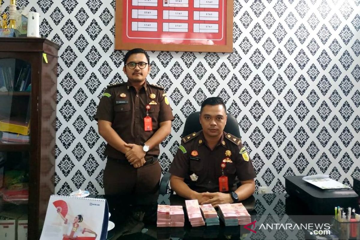 Kejari Rejang Lebong terima pengembalian kerugian negara kasus Tipikor Rp284 juta