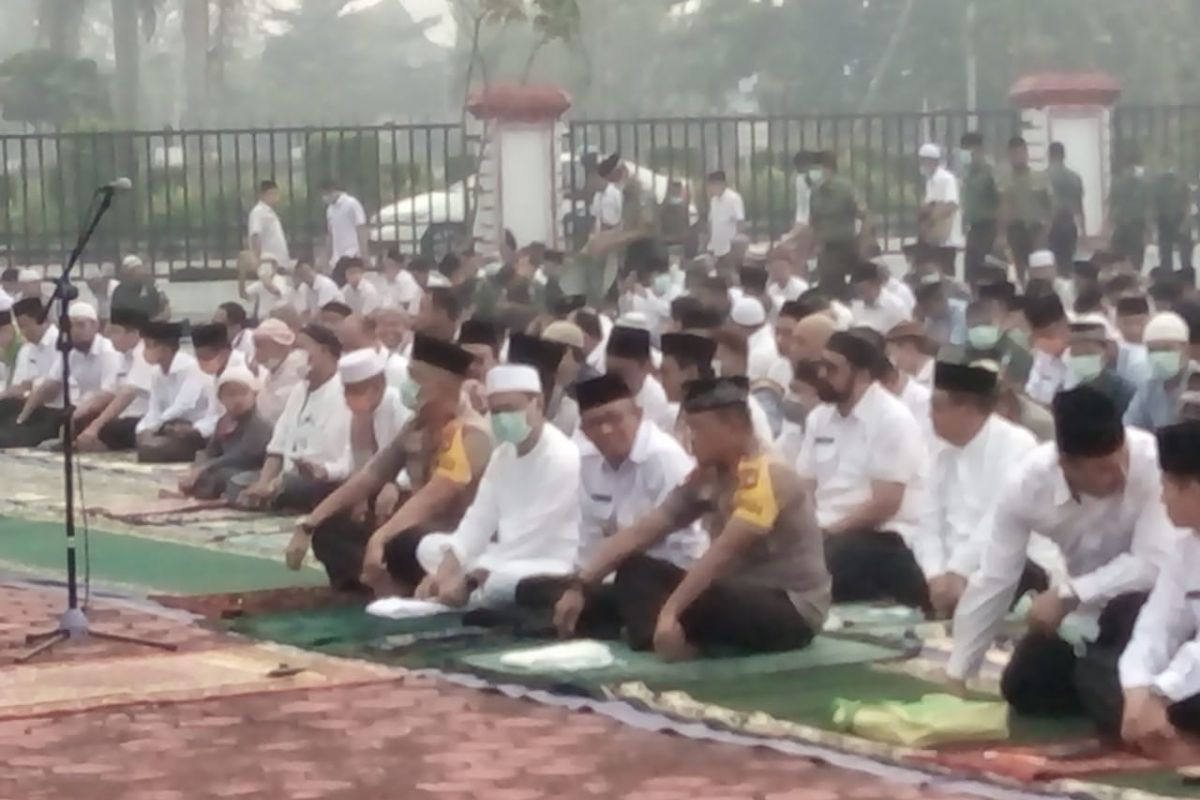 Agar hujan turun dan asap sirna, Pemprov Kalbar gelar Shalat Istisqa