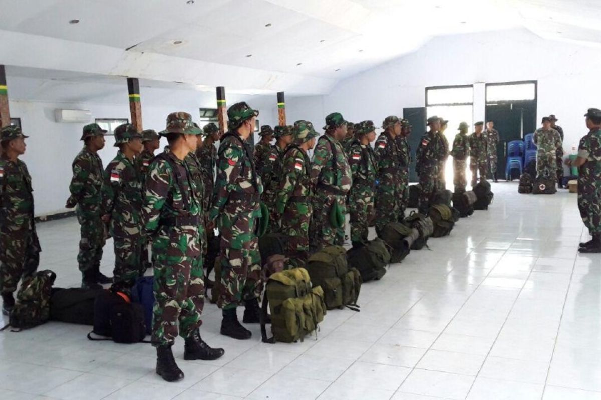 Puluhan prajurit Satgas TMMD diberangkatkan ke Mappi