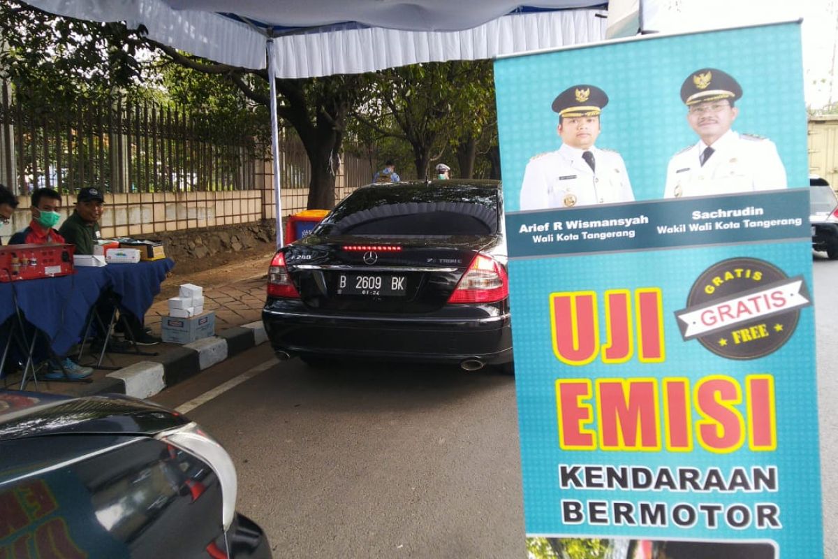 Kendalikan kualitas udara, Pemkot Tangerang gelar uji emisi