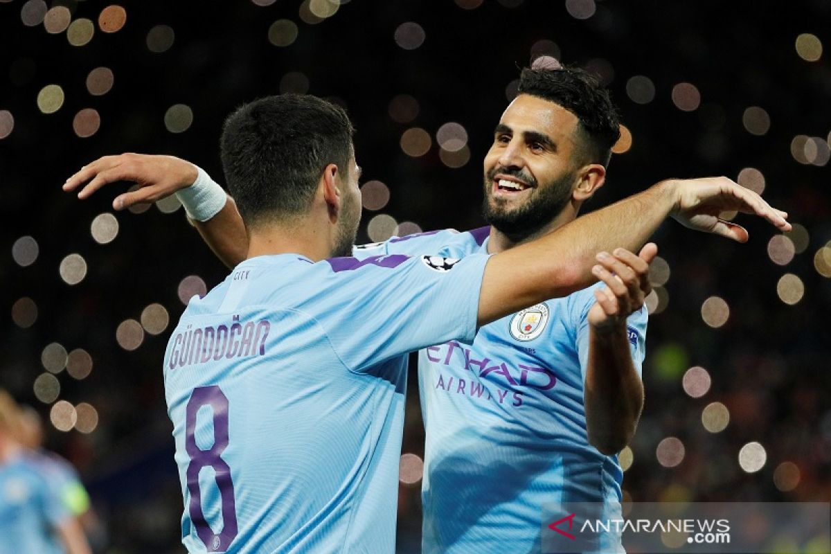 Man City menang mudah di kandang Shakhtar