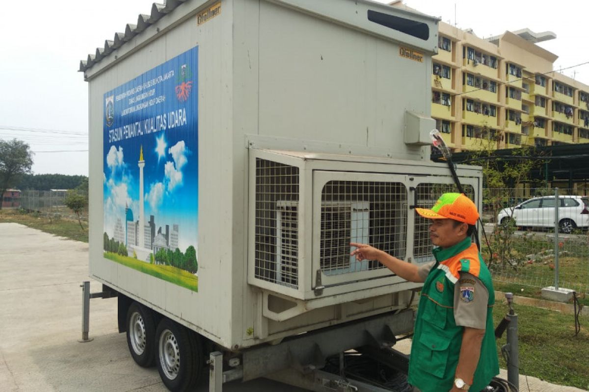 Jumat pagi, udara Jakarta tidak sehat bagi kelompok sensitif