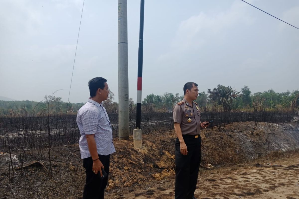 Kapolres Bangka Barat imbau warga cegah bakar lahan