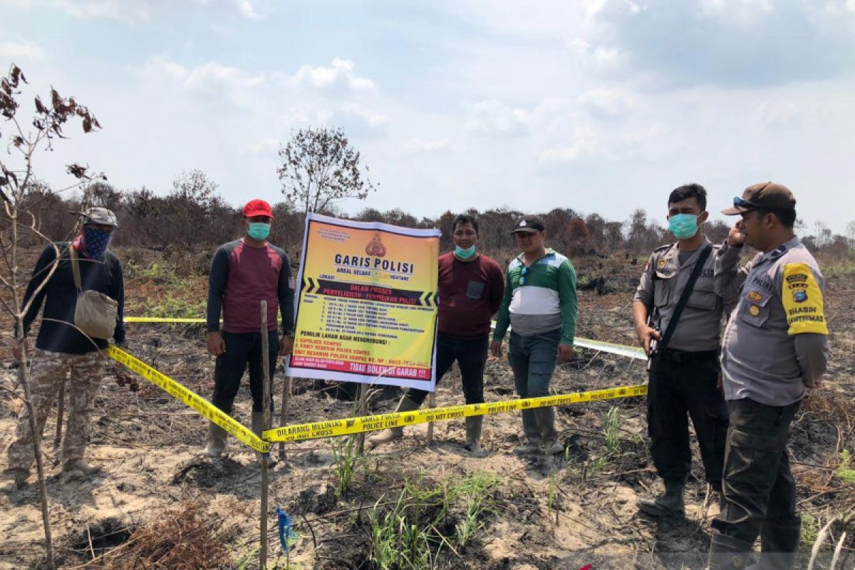 Karhutla Riau - Polisi tangkap kakek terduga pembakar lahan di Inhil