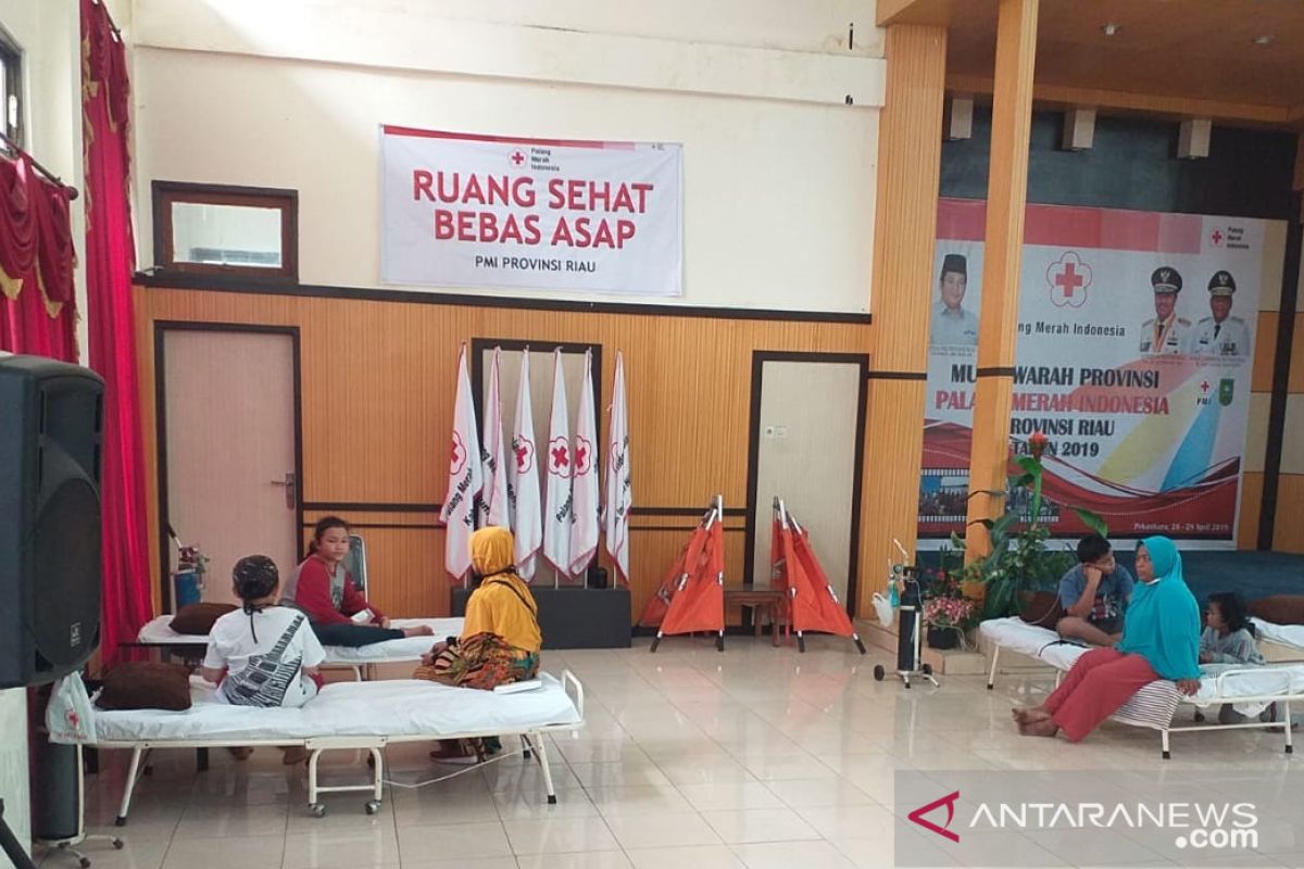 PMI Riau siapkan ruang sehat bebas asap untuk korban kabut asap
